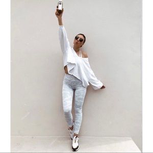 Strut This White Camo Legging